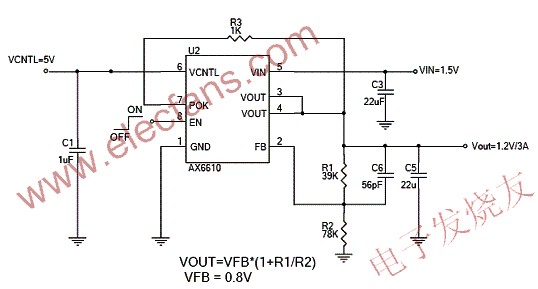 AX661x ϵULDOоƬܹͼ www.elecfans.com