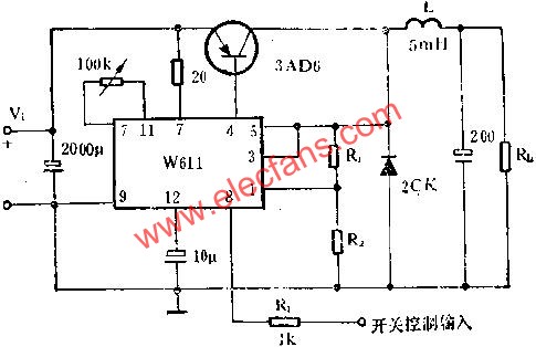 W611ʽѹ·ͼ  www.elecfans.com