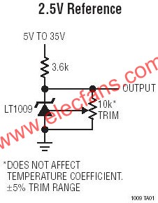 LT1009Ӧõ·ͼ  www.elecfans.com