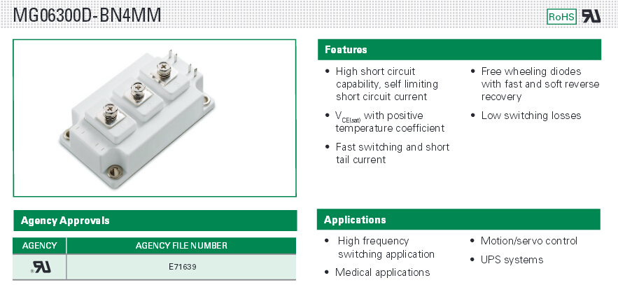 MG06300D-BN4MM ϵ - 600V 300A IGBTģ