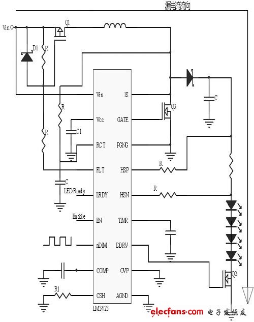 LM3423ɵѹLED·