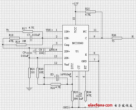 ͼ 7 MC33060 Ƶ·