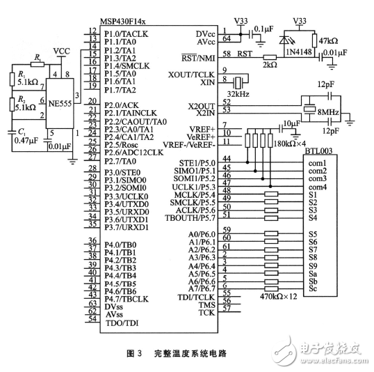 MSP430Ƭ¶Ȳϵͳ·