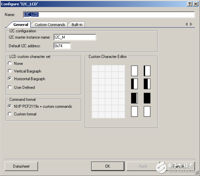 PSoC 4  I2C ӿڵַ LCD