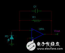 浅析怎样为互阻抗放大器电路选择组件