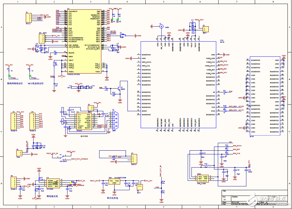 BC95ԭͼPCB
