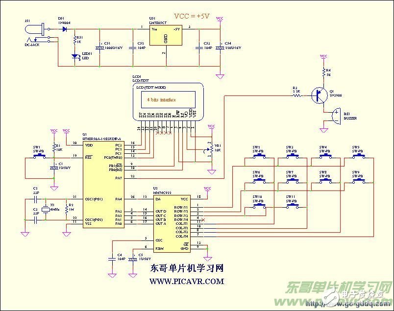 LCDַ++KEYʾ