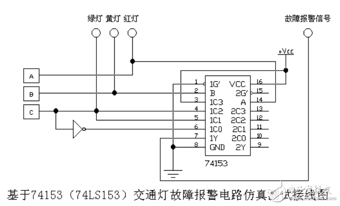 ѡ74ls153Ӧõ·ͼȫ·\ͨ\·